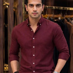 Full Sleeve Shirt Maroon
